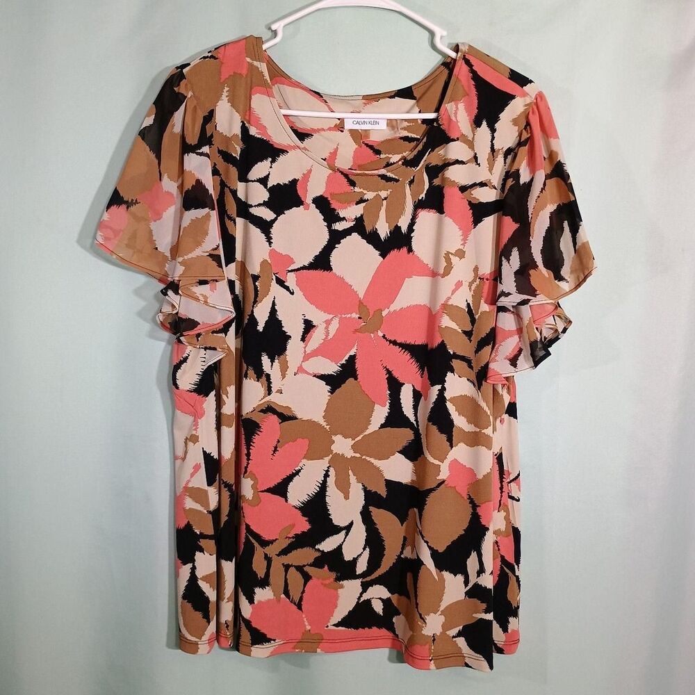 Calvin-klein Women's Multi Blouse